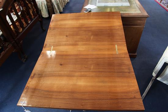 An Art Deco figured walnut folding occasional table, W.3ft D.2ft H.2ft 3in.